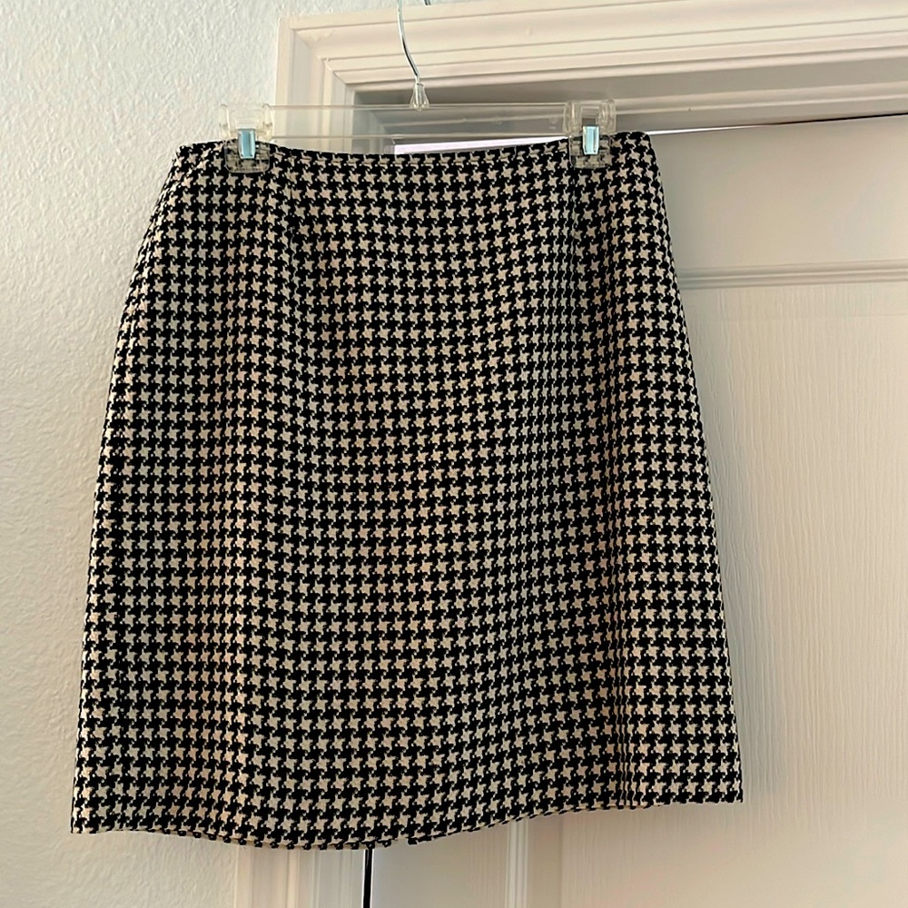 Retro wool blend skirt